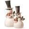 Snowmen with Pinecones Set, 2 Pack